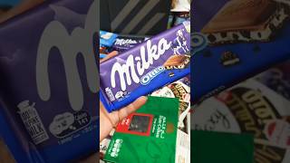 Best milka orioHow to eat😍🍫food shortsfeed shorts [upl. by Olocin]