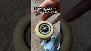 How To Clean Your Skateboard BEARINGS 🧼 [upl. by Yt]