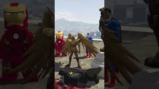 SPIDERMAN VS HULK BATLLE gta gtav spiderman gta5 [upl. by Atteoj]