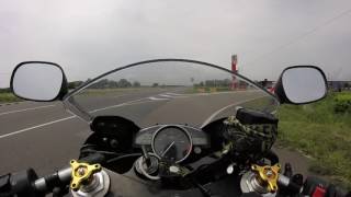 Top speed yamaha r6 stock 2015 [upl. by Garek265]