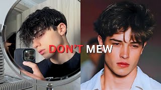 How to get a SHARP jawline WITHOUT MEWING [upl. by Nolur]