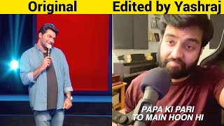 Papa Ki Pari Original Video By Zakir Khan VS Papa Ki Pari By Yashraj Mukhate [upl. by Suoilenroc]