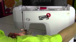 Bernette London 5 13 Holding Threads When Starting to Sew [upl. by Alleda441]