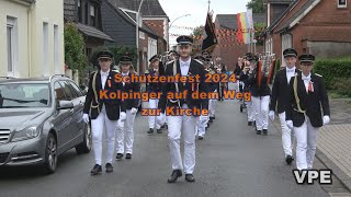 Schützenfest 2024  Kolpinger auf dem Weg zur Kirche [upl. by Cheri]