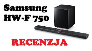 Samsung HWF750 Soundbar RECENZJA [upl. by Elleral131]