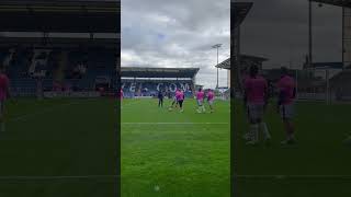 Colchester United warm up 261024 [upl. by Fanning]