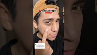 Eliminar las ojeras con maquillaje maquillajehombre luissinx maquillajeparahombres [upl. by Salohcin]