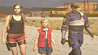 Resident Evil 2 Remake  All Endings Leon amp Claire RE2 Remake 2019 PS4 Pro [upl. by Ynnaej59]