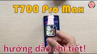 HƯỚNG DẪN KẾT NỐI ĐỒNG HỒ T700 PRO MAX TRÊN ANDROID  APP HIWATCH PRO [upl. by Manoff]