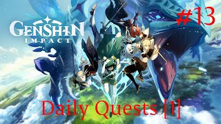 Genshin Impact Walkthrough Part 13  Daily Quests 1 No Commentary [upl. by Sadoc]