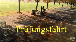 Staplerschulung inkl Staplerschein  Prüfungsfahrt Praktische Ausbildung [upl. by Devina456]