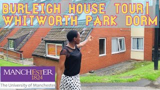 Whitworth park dormitory Burleigh house tour Manchester University [upl. by Gatias853]