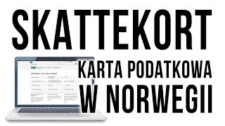 Karta Podatkowa  Skattekort  w Norwegii  Start NO [upl. by Ifill]