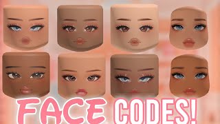 POPULAR ROBLOX FACE CODES WITH LINKS  BLOXBURG BERRY AVENUE BROOKHAVEN [upl. by Eileme708]