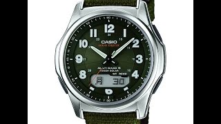 Обзор и настройка часов Casio WVAM630B3AJF 5161 [upl. by Adnamra]