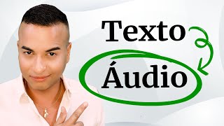 Como converter uma APOSTILA de TEXTO em ÃUDIO Tutorial de Audiobook [upl. by Lansing]