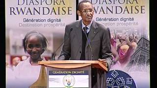 President Kagame meets Rwandan Diaspora in Paris 11 September 2011 Part 12 [upl. by Ylil829]