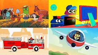 StoryBots  Learning Songs About Jobs amp Professions For Kids  Firefighter Software Engineer amp Vet [upl. by Alcot579]