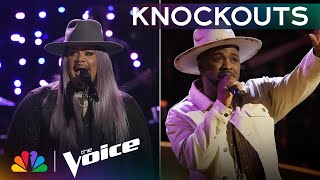 Asher Havon amp Tae Lewis Knock The Coaches Socks Off With Their Performances  The Voice Knockouts [upl. by Anerual]