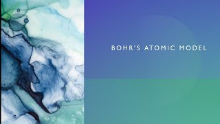 Bohrs atomic model class 9 chapter 2 structure of atom [upl. by Eanaj]