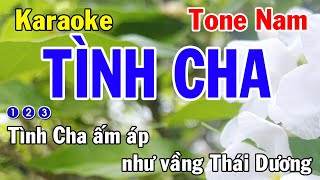 Tình Cha Karaoke Tone Nam  Nhạc Sống  Nhật Dũng KB [upl. by Lordan]