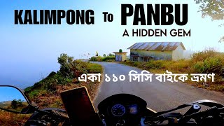 Kalimpong to Panbu A Hidden Gem  East Sikkim Kalimpong Series EP10  Solo Trip by 110cc Bike [upl. by Anitsud]