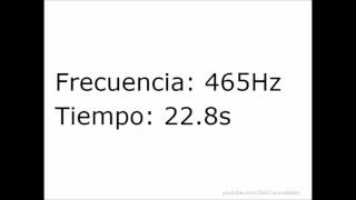 Test auditivo Tonos graves baja frecuencia de 750 Hz a 0 Hz [upl. by Fransen]