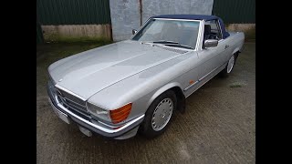 1989 Astral Silver Mercedes R107 300SL For Sale by Cheshire Classic Benz [upl. by Kobylak]