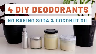 4 DIY Deodorant Recipes StepByStep Tutorial [upl. by Nnainot]