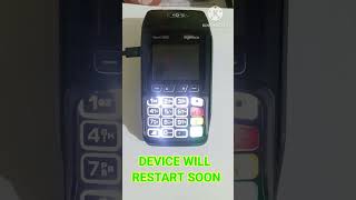 HOW TO RESTART AND SHUTDOWN INGENICO MOVE 2500 MATM DEVICE tech technology howto [upl. by Edita]