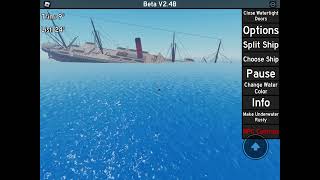 Roblox carpathia sinking [upl. by Ettelliw]