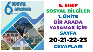 6 Sınıf Sosyal Bilgiler Ders Kitabı Sayfa 20 21 22 23 Cevapları [upl. by Good183]