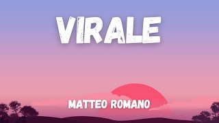 Matteo Romano  Virale TestoLyrics Sanremo 2022 [upl. by Christabel74]