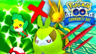 NEW COMMUNITY DAY amp ITS THE WORST YET Shiny Sewaddle CD in Pokemon GO [upl. by Iliam]