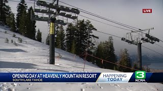 Heavenly Ski Resort opens for 2024 season [upl. by Dermot]