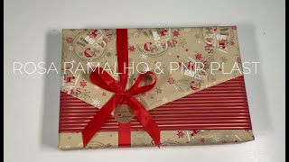 🎄🎁🎅How to wrap a box of chocolates for Christmaswrappingabox [upl. by Notrom]