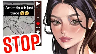 IM SO TIRED OF TIKTOK ART TUTORIALS [upl. by Partridge]