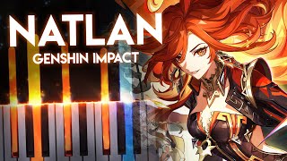 Natlan  Genshin Impact OST  Piano Visualiser [upl. by Euphemie]