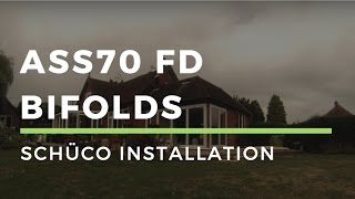 DWL  Schüco ASS70 FD bifolds installation [upl. by Mackenie278]