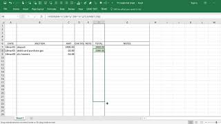 A Simple Bank Account Balance Sheet Using Excel Spreadsheet XL 1 [upl. by Jahncke]