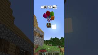 Traps Features vs Hilarious Ages meme shorts minecraft [upl. by Yssirhc]