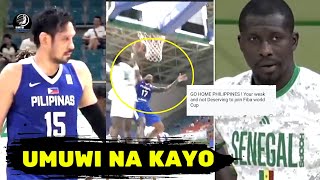 PINAPAUWI ng SENEGAL ang Gilas pilipinas at Sinabihan pa na MAHINA  Ganti ng API  Gilas vs Senegal [upl. by Hillard]