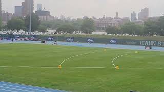 Sydney McLaughlinLevrone dominates field to run flat 400m PB of 4951s  2023 NYC Grand Prix [upl. by Hanala226]