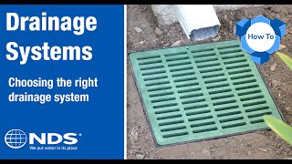 How to Choose the Right Landscape Drainage System for Stormwater Runoff  NDS Yard Drainage Systems [upl. by Schlessel271]