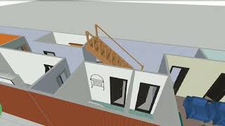 15 x 80 House or 15 x 70 House Design 3D view [upl. by Greene]