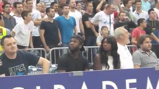 Black Woman Frightened By European Basketball Fans [upl. by Ansel706]