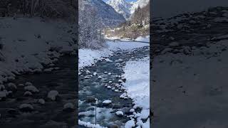 Panorama di Villa La Roccia 🏔️💝👋🏻❄️ blindinglights amazing mountains top snow love winter [upl. by Atived]