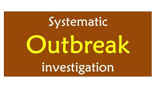 Systematic Outbreak Investigation Sheepfarming Goatfarming Sathyazerograzing Agrifarming [upl. by Saeger]