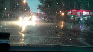 Tornado amp Lightning Storm Hits New York City [upl. by Ajax]