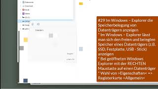 29 Windows 11  Im Windows  Explorer die Speicherbelegung von Datenträgern anzeigen [upl. by Aihsekyw]